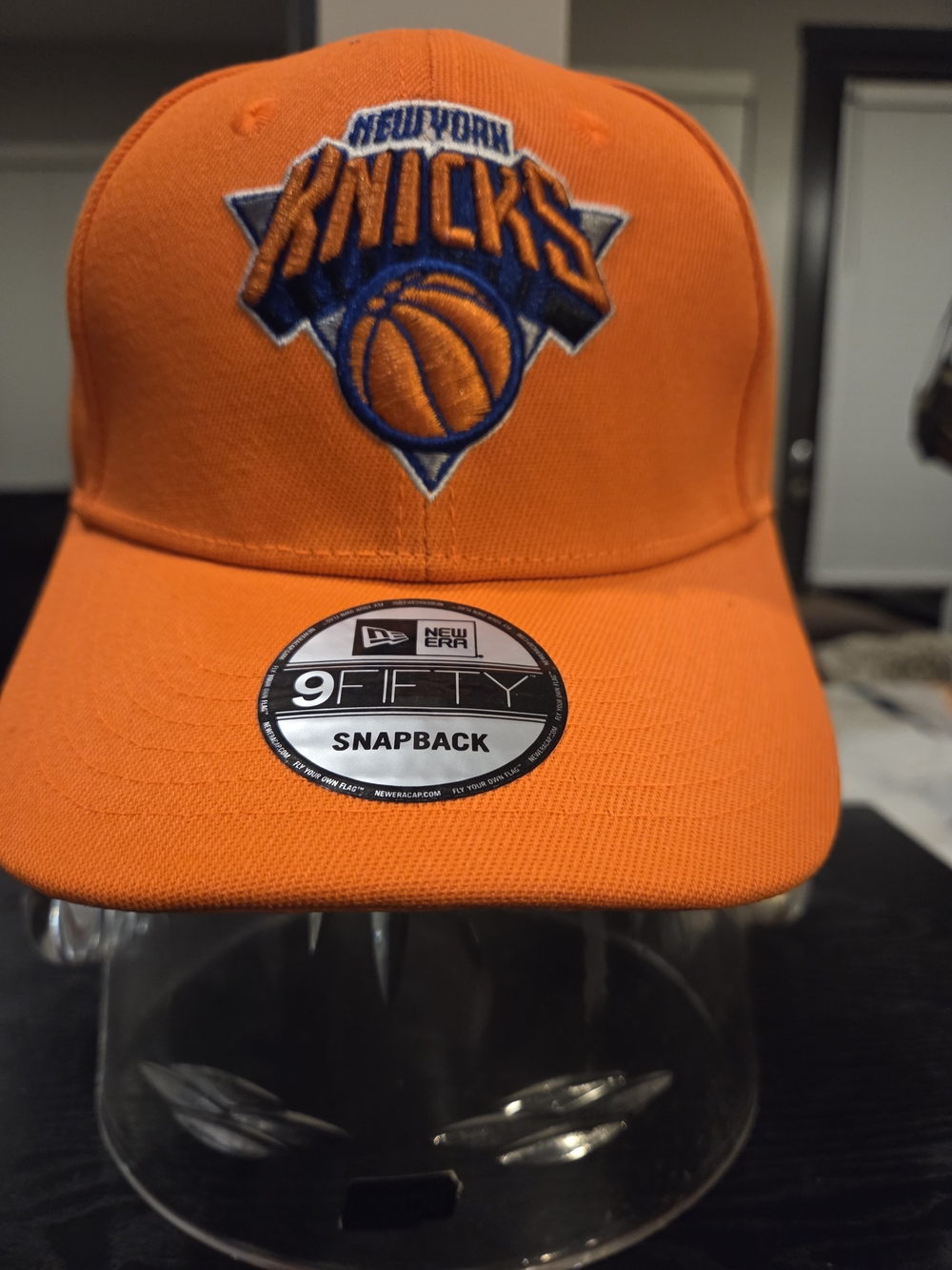 Hat with sports logo